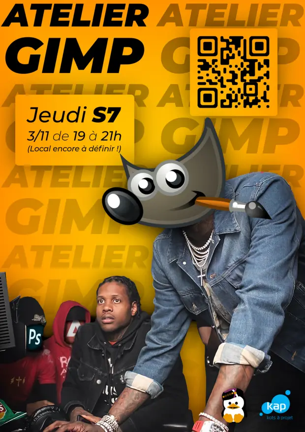GIMP course poster